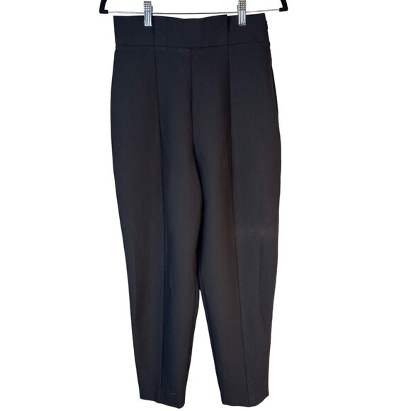NWT ZARA Medium Black Trousers Polyester & Viscose - Picture 10 of 15